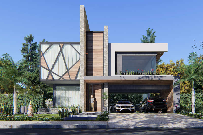 Proyecto de suelo con fachada imponente