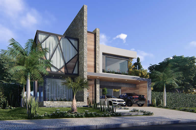 Proyecto de suelo con fachada imponente