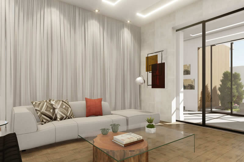 Proyecto de suelo con fachada imponente