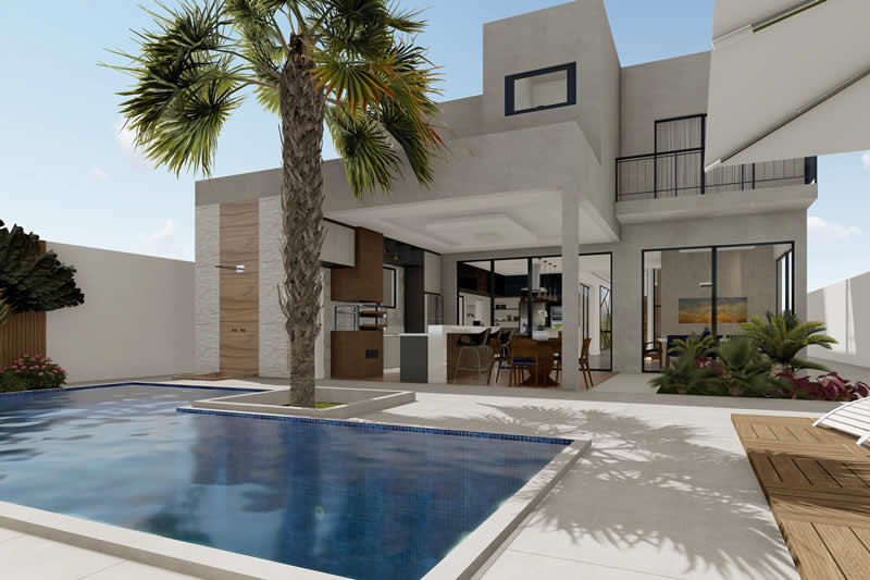 Proyecto de suelo con fachada imponente