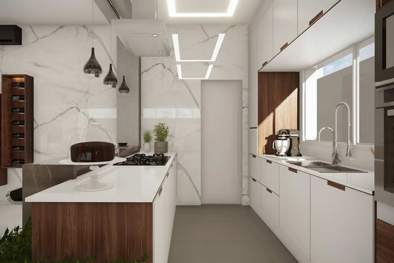 Proyecto de casa con balcón
