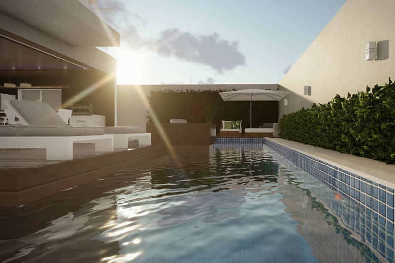 Proyecto de casa con balcón