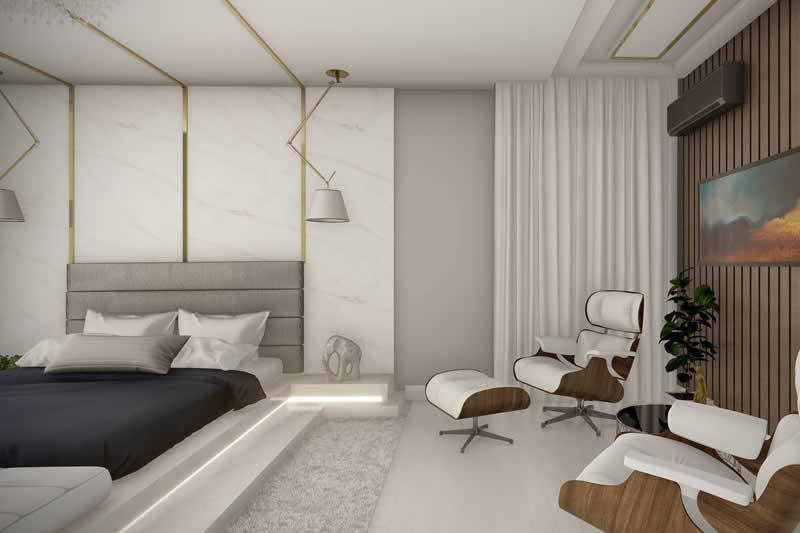 Proyecto de casa con balcón