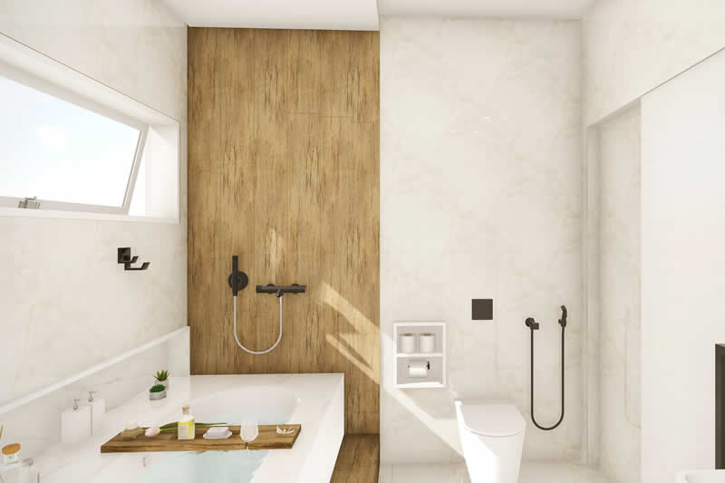 Proyecto de casa con balcón
