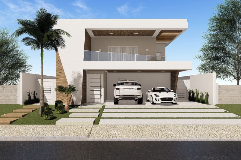 Plano de casa contemporánea