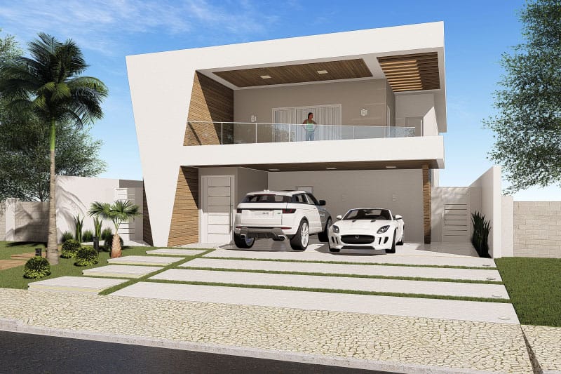 Plano de casa contemporánea