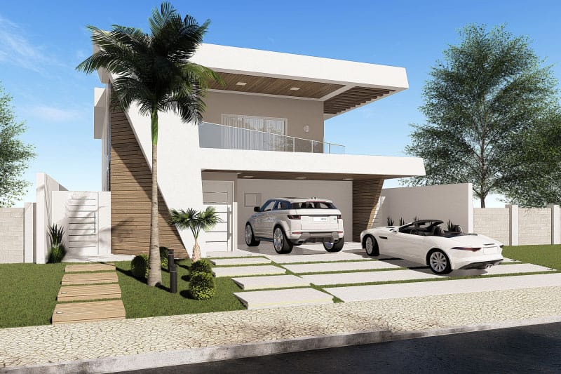 Plano de casa contemporánea