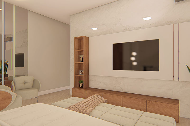 Proyecto de casa moderna con 3 suites.