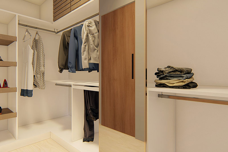 Proyecto de casa moderna con 3 suites.