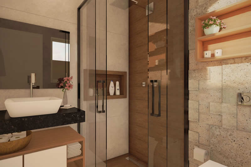 Plano de casa con techo a dos aguas