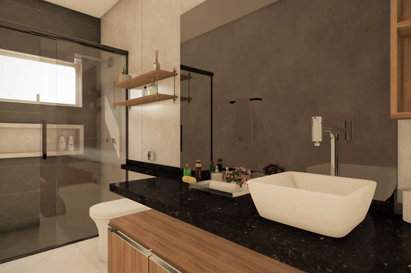 Plano de casa con techo a dos aguas
