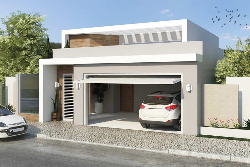 Plano de casa de 3 habitaciones