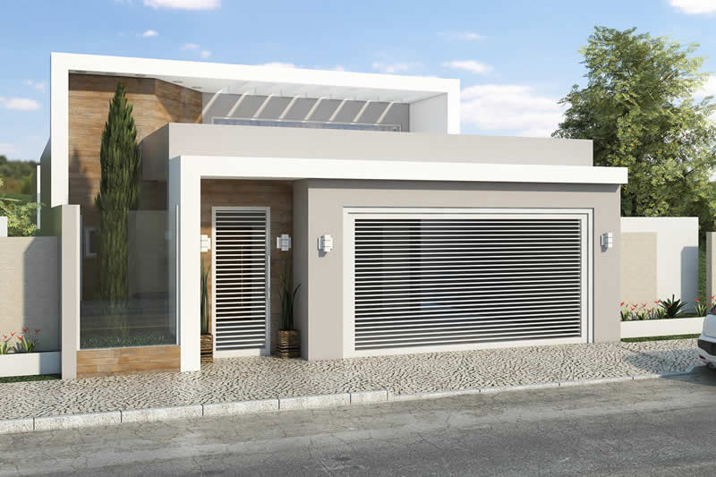 Plano de casa de 3 habitaciones