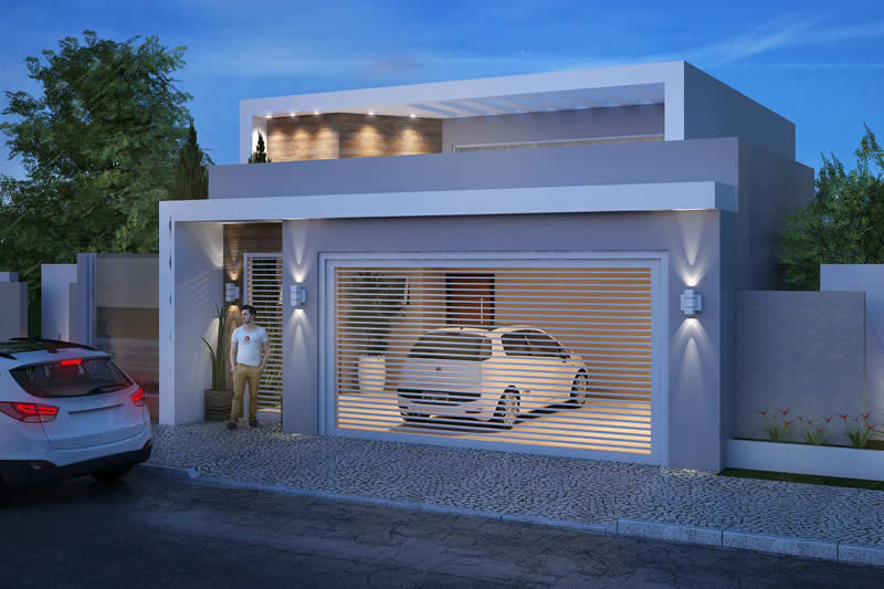 Plano de casa de 3 habitaciones