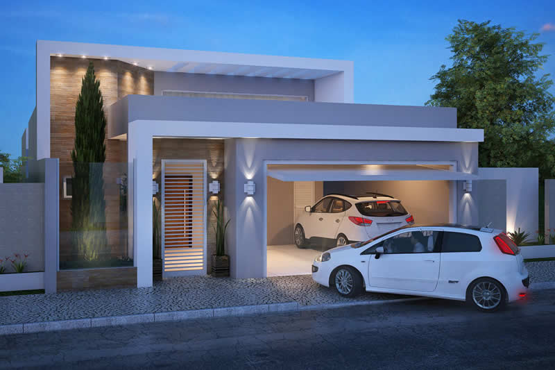 Plano de casa de 3 habitaciones