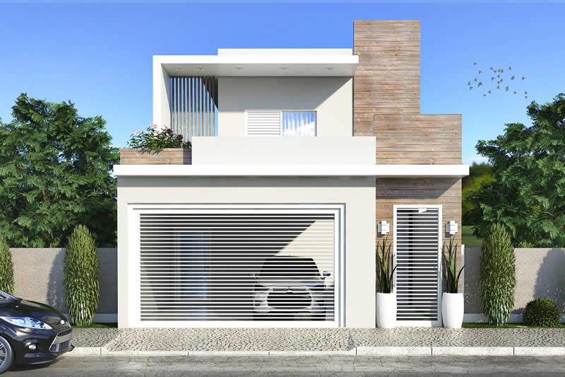 Plano de casa con despensa