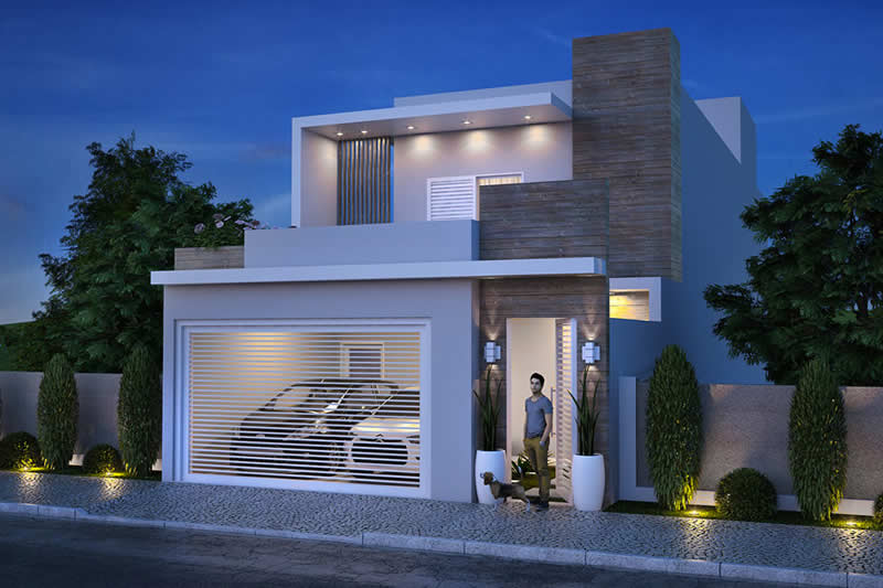 Plano de casa con despensa