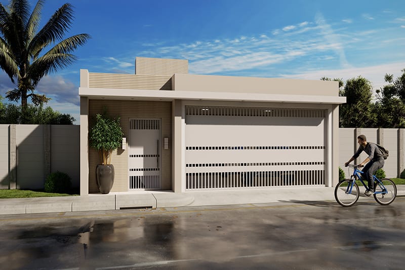 Casa en planta baja con 2 dormitorios y 1 suite