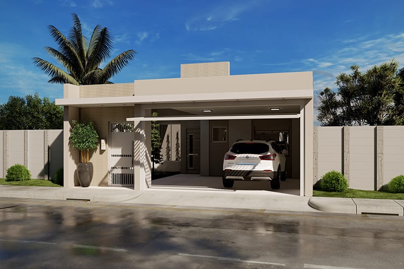 Casa en planta baja con 2 dormitorios y 1 suite