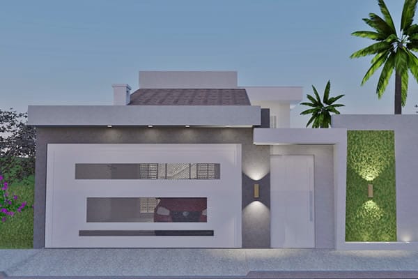 Casa con las habitaciones de la planta baja
