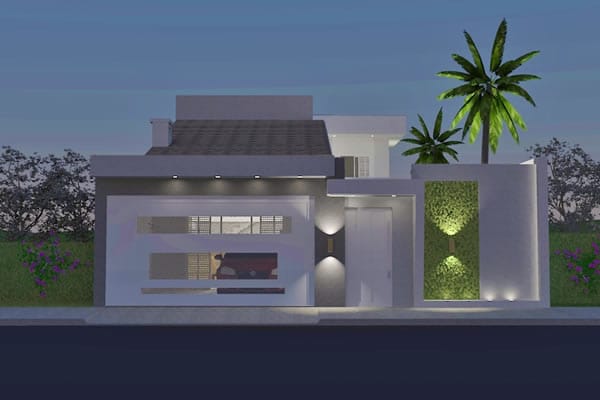 Casa con las habitaciones de la planta baja