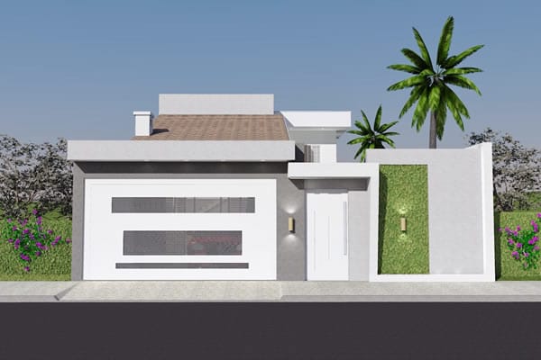 Casa con las habitaciones de la planta baja