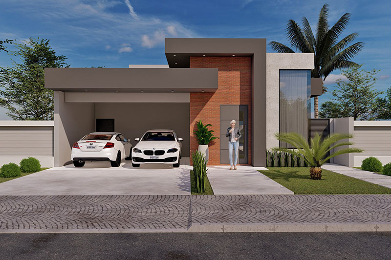 Plano de casa en planta baja con jacuzzi