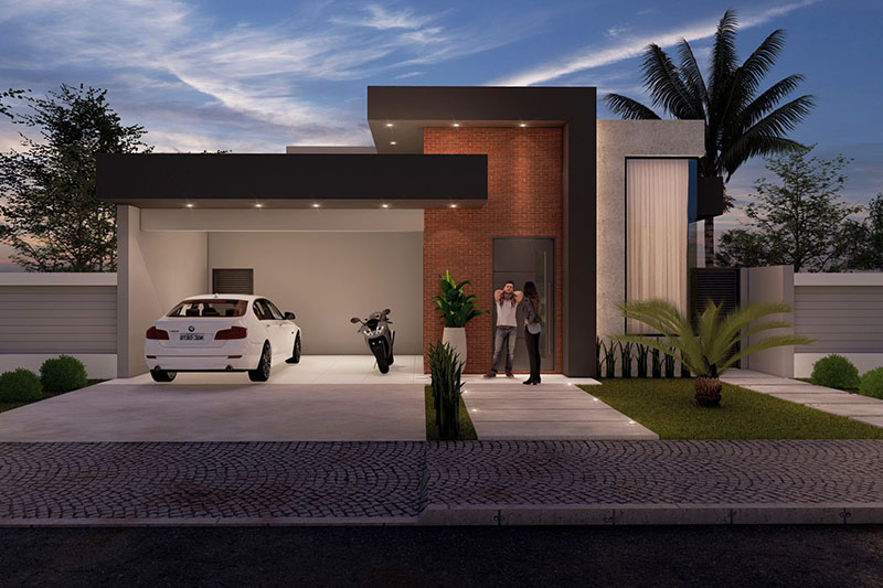 Plano de casa en planta baja con jacuzzi
