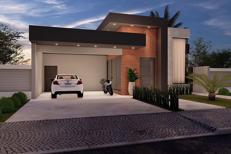 Plano de casa en planta baja con jacuzzi