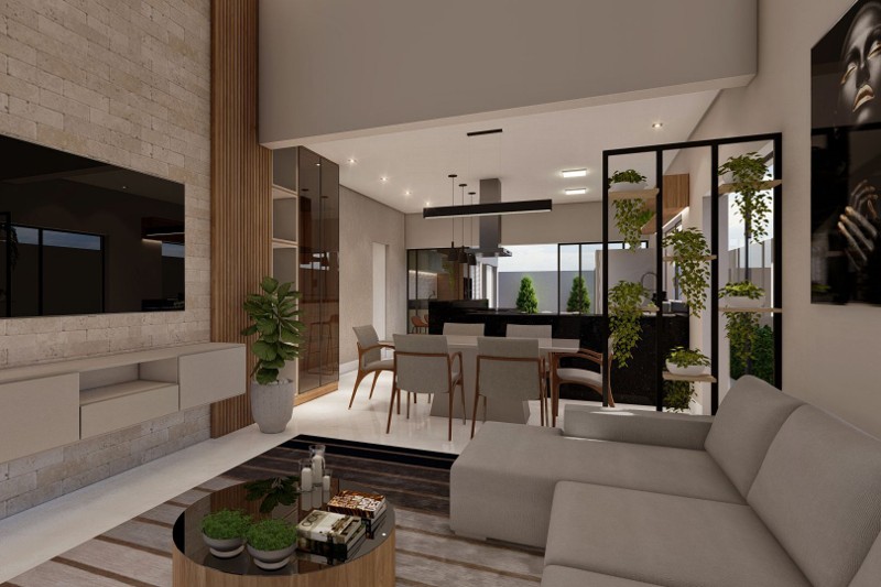 Plano de casa en planta baja con jacuzzi