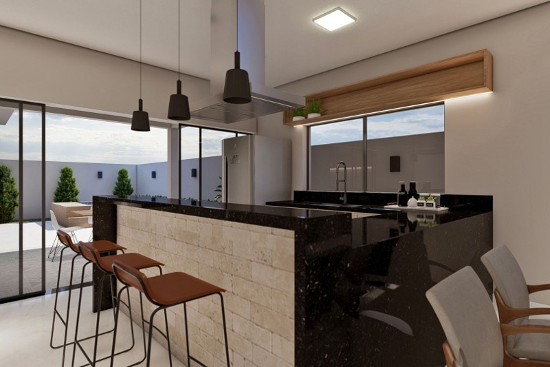 Plano de casa en planta baja con jacuzzi