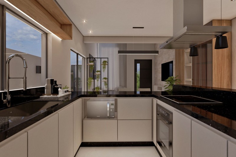 Plano de casa en planta baja con jacuzzi