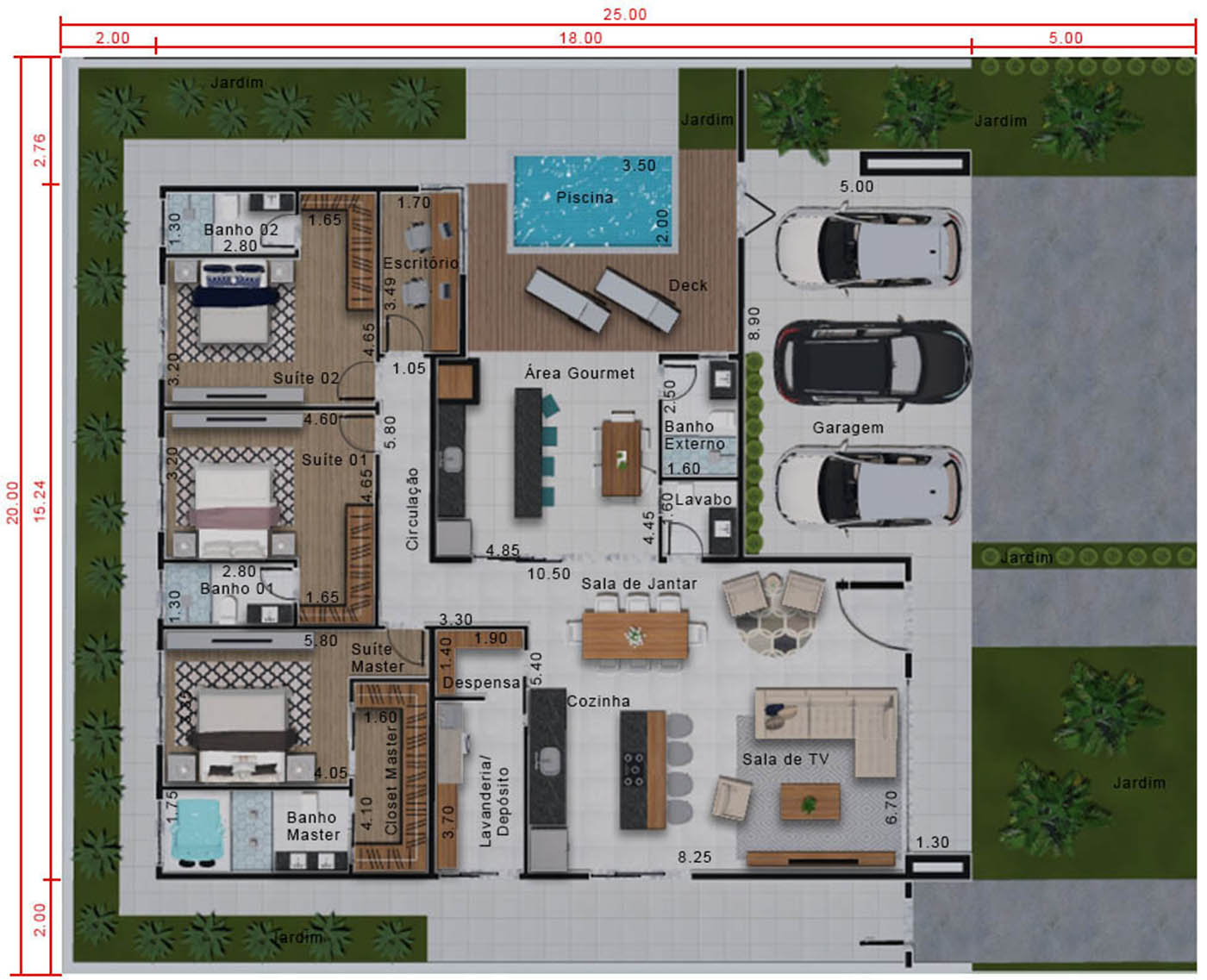 Impresionante proyecto de condominio20x25