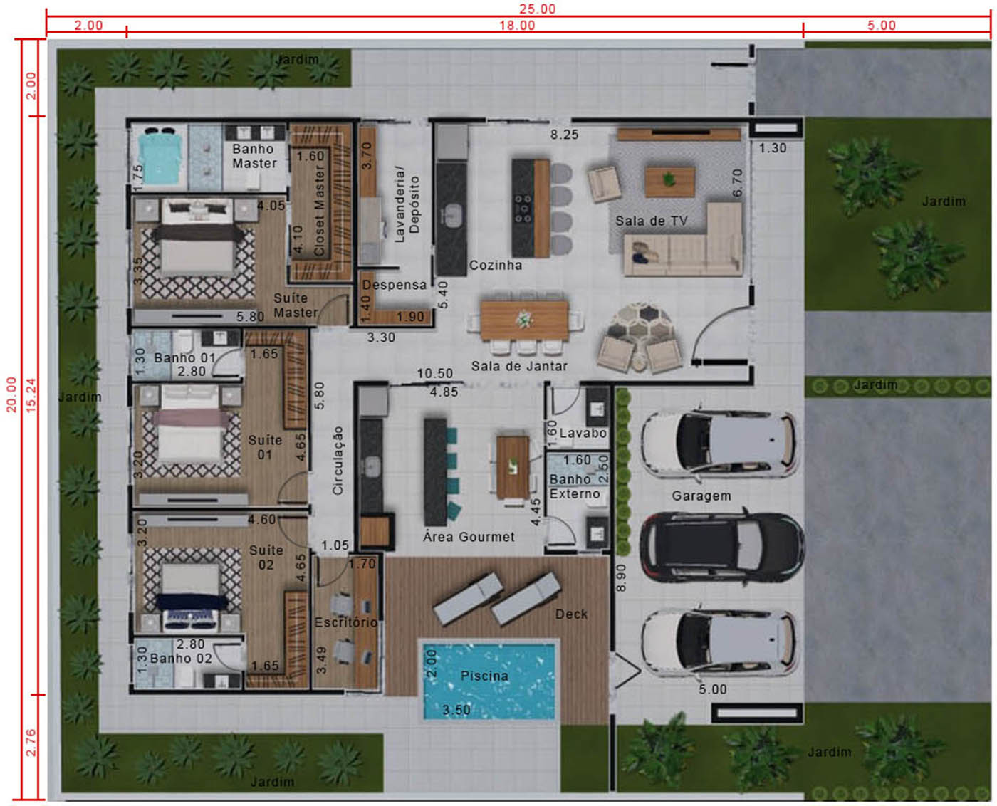 Impresionante proyecto de condominio20x25