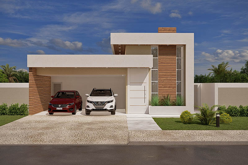 Diseño moderno con madera