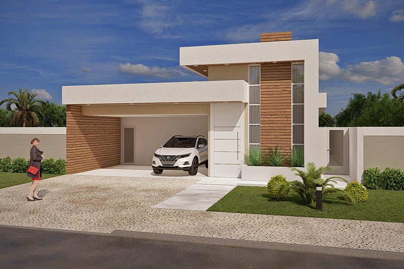 Diseño moderno con madera
