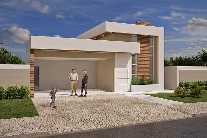 Diseño moderno con madera