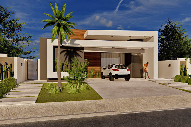 Casa terrea con 3 suites