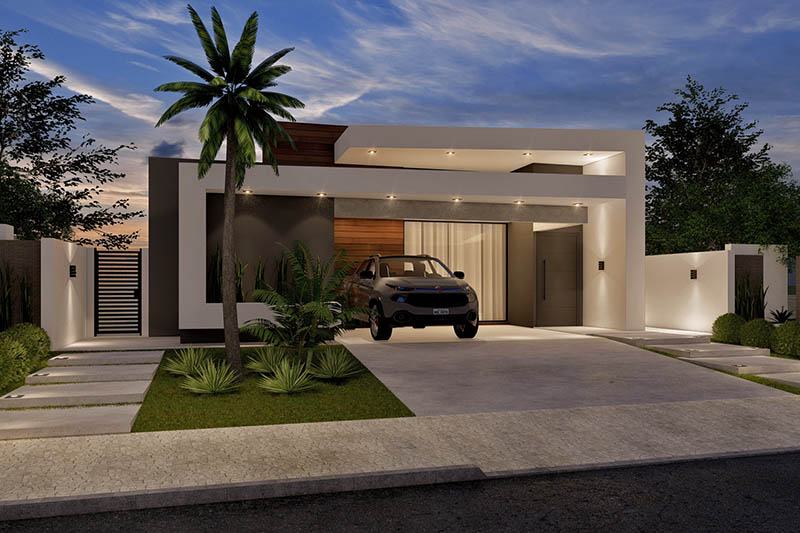 Casa terrea con 3 suites