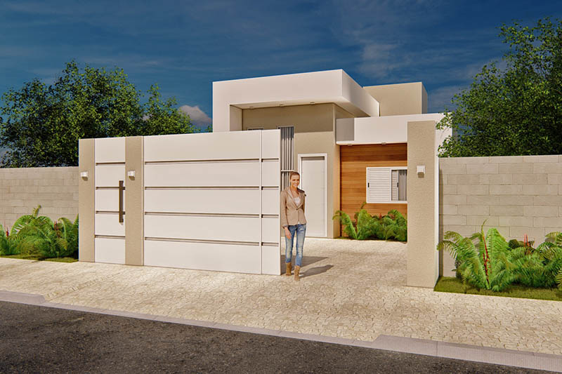 Casa de una sola planta de 70m²