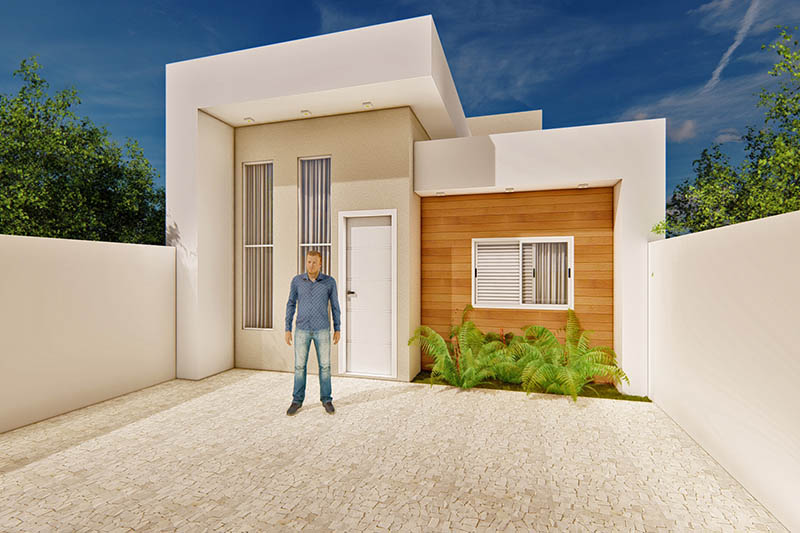 Casa de una sola planta de 70m²