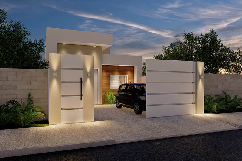 Casa de una sola planta de 70m²