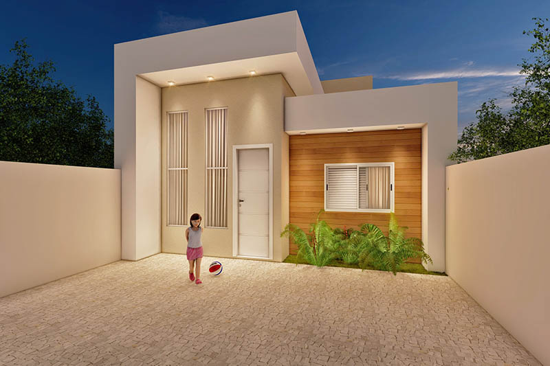Casa de una sola planta de 70m²