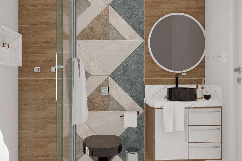Plano de casa con piscina y hidro